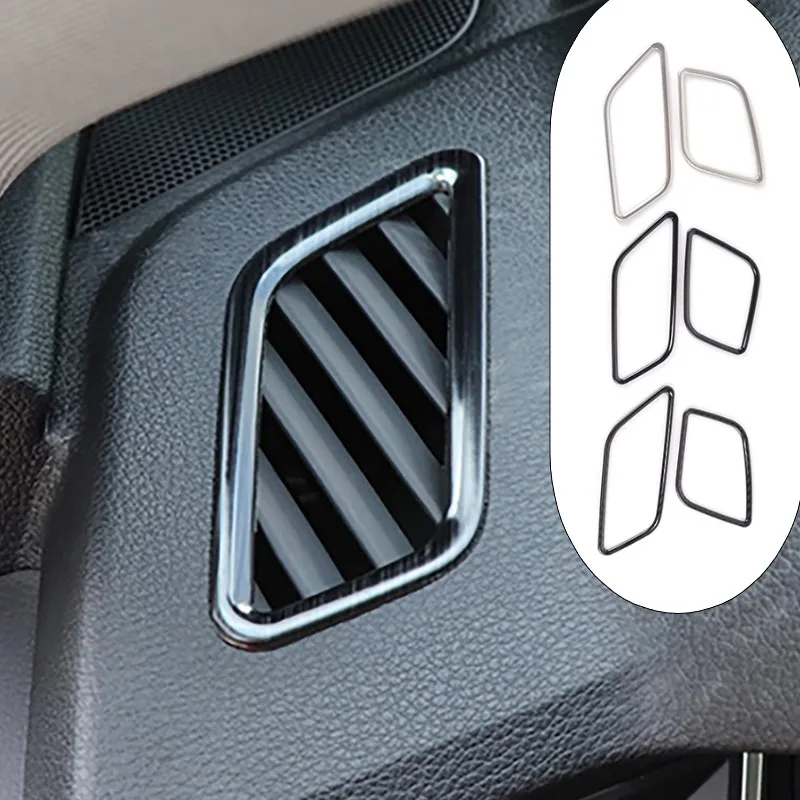 

Car Dashboard Air Outlet Frame Decoration Trim For Audi Q5 FY 2018-2022 LHD Carbon Fiber Color Stickers Interior Accessories