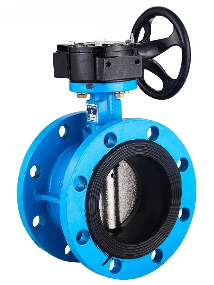 

Manual Butterfly Valve D341X-10/16 Turbine Flange Butterfly Valve DN300 for Water Gas Oil Pipe Line