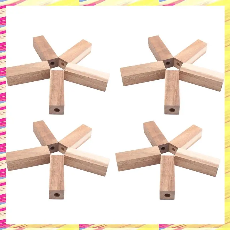 

ABJJ Woodturning Essentials: 20 Pcs 7Mm Pre-Drilled Wood Pen Blanks For Pen Making And DIY Crafts