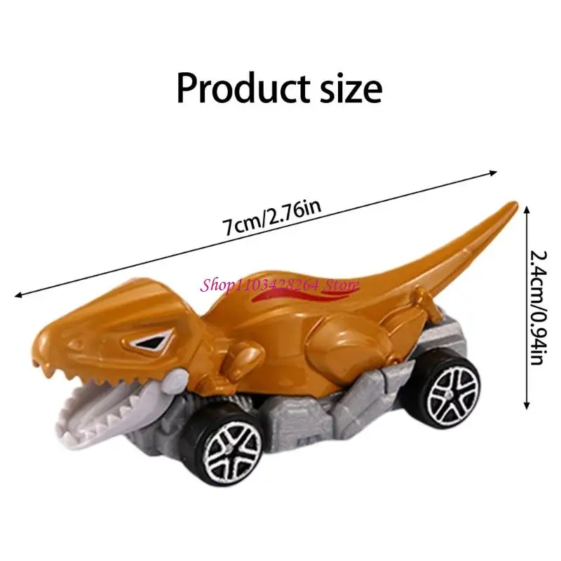 

6 шт. детская коллекция моделей динозавров, ручная работа, реалистичный автомобильный набор