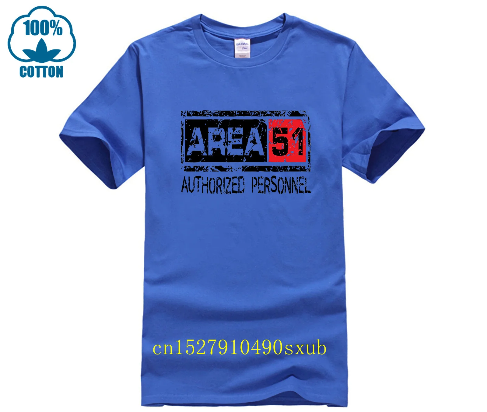 Mens T-shirt Area 51 Authorised Personnel UFO Funny Aliens