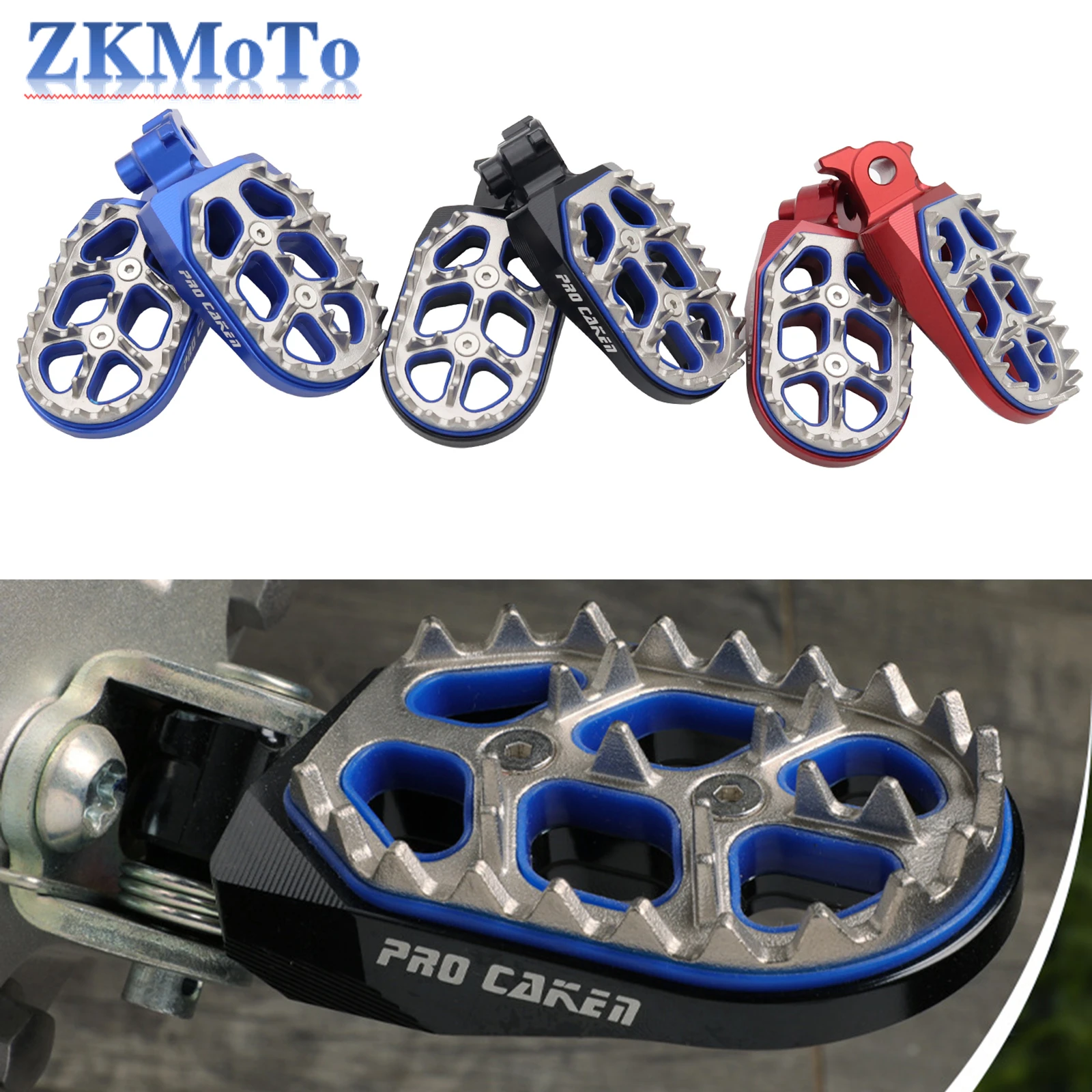 

New Motocross CNC Aluminum Rests Pedals Footpegs Foot Pegs For YAMAHA TENERE 700 XTZ700 Rally Edition World Raid 2019-2023 2024