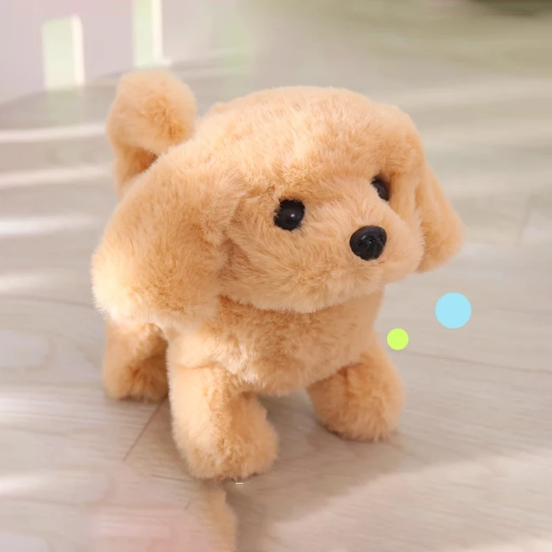 New Simulation Plush Electronic Dog Multifunctional Singing and Learning To Walk Cute Plush Dog Children's Educational Toy Gift