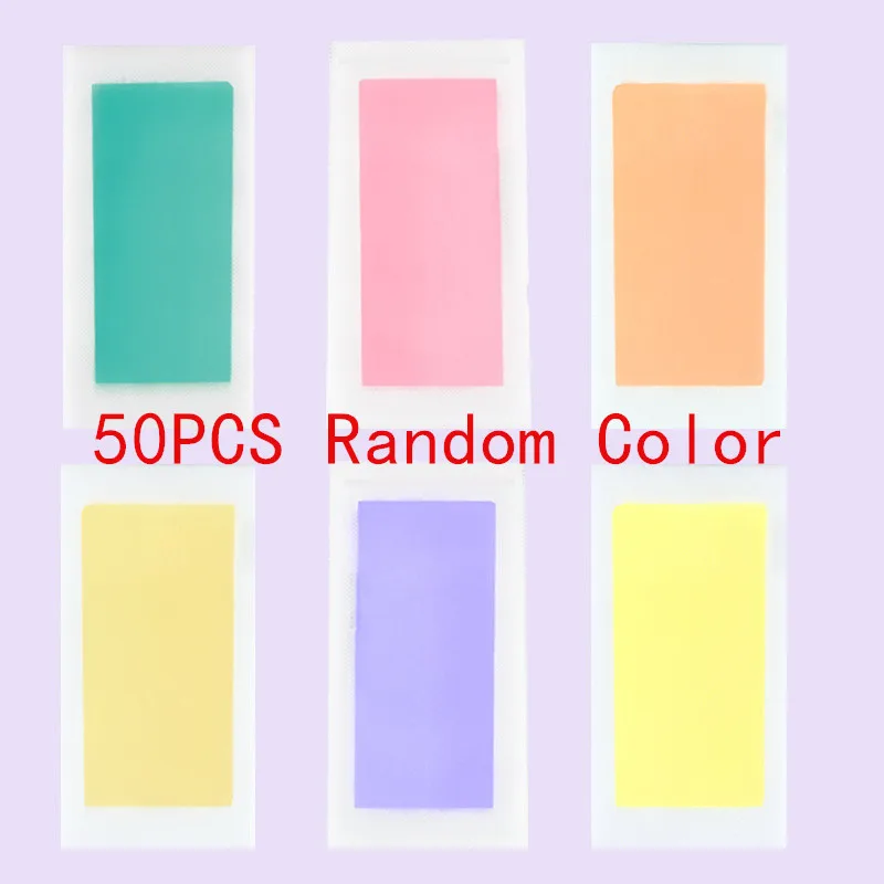 10/20/50PCS Random Depilatory Wax Strips Hair Removal Wax Paper Cold Wax Strips Paper For Face Neck Arm Leg Body Beauty Tools