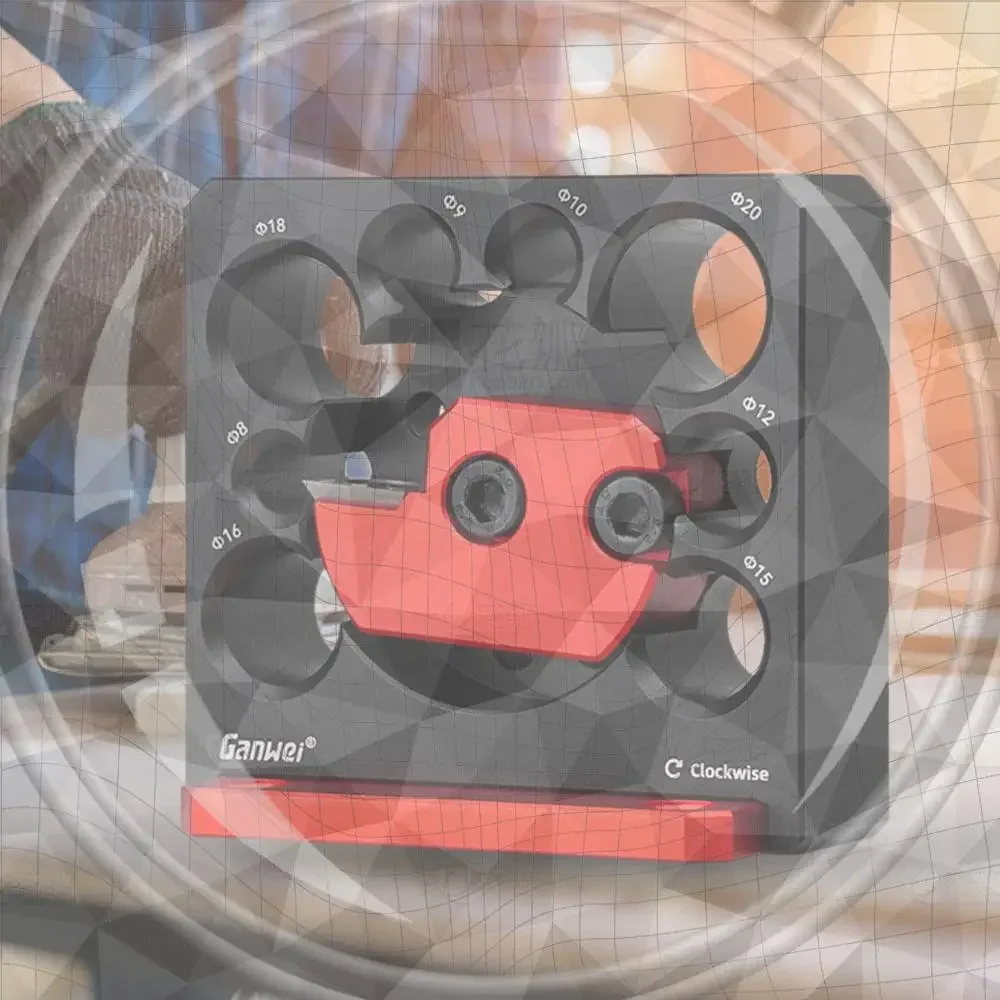 

Регулируемый фрезерный зажим для круглых прутков 8-20 мм, вспомогательный инструмент для фрезерного станка, компактный шаблон для фрезерования пазов под дюбели для деревообработки