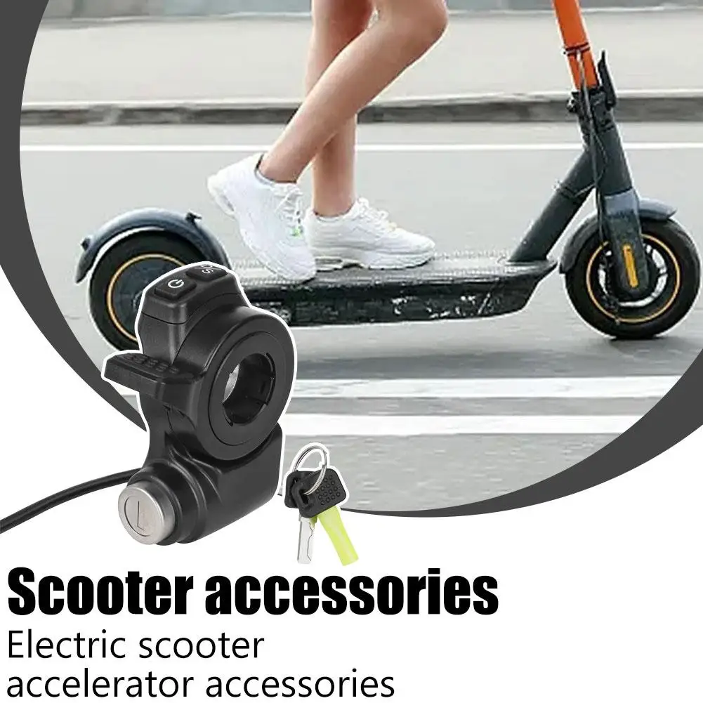 

For G2 Master Electric Scooter Ignition Lock With 7Pin Interface Integrated Throttle Switch Key Included