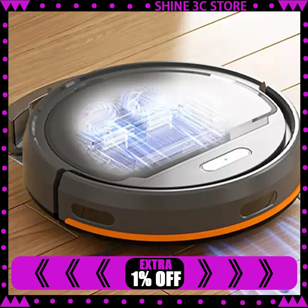 CHIGO ZGS H6 Sweeping Robot Vacuum Strong suction and less entanglement in hair Robot Vacuum Cleaner Wit crossing obstacles