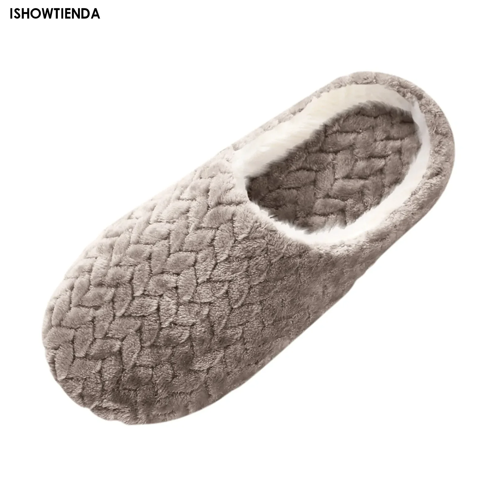 Women's Slippers Women House Slippers Warm Winter Indoor Shoes Lovers Plush Home Floor Slides Female Male Kitchen Work Slippers