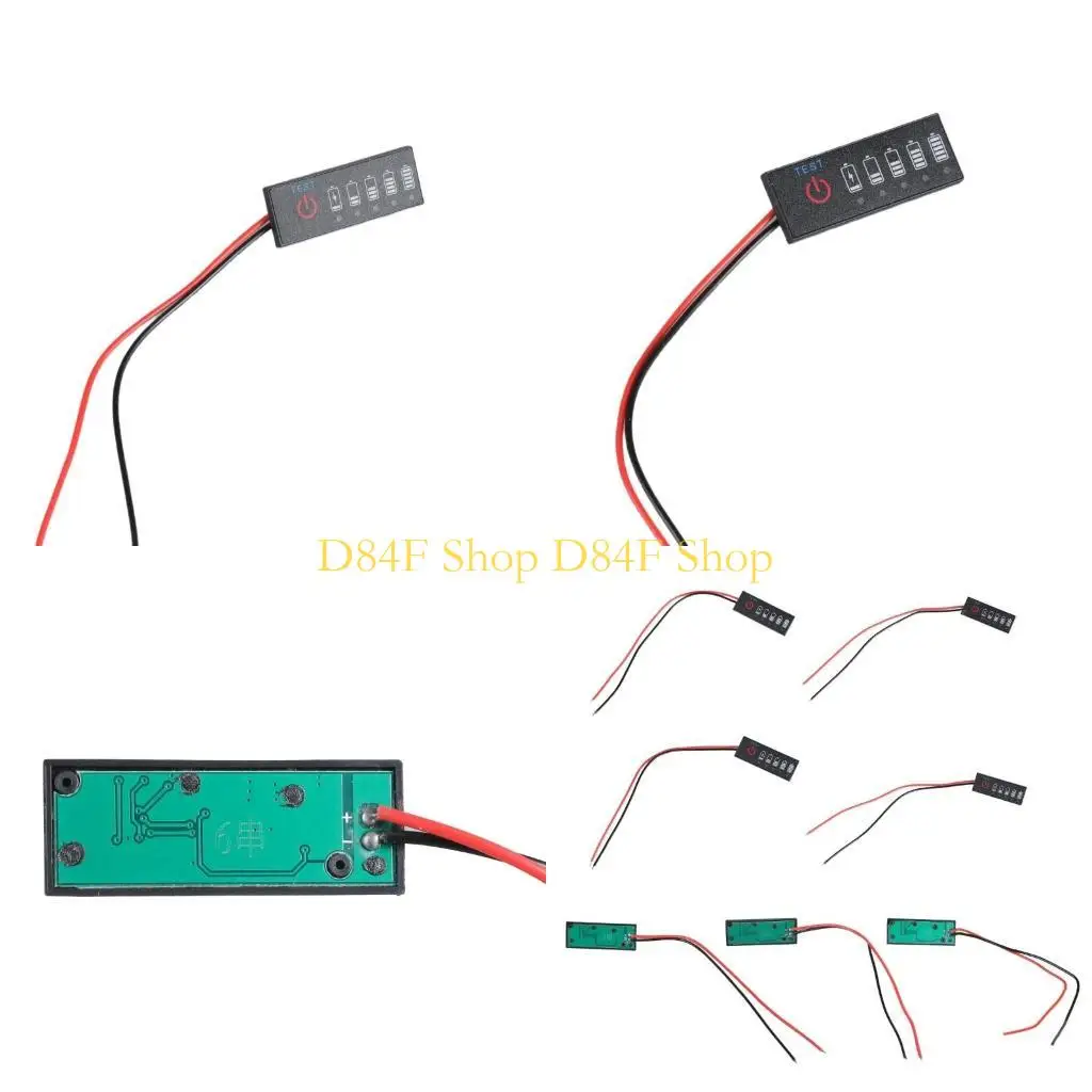 

D84F Battery Voltages Testers with Low Power Consumption Designs Battery Capacitance
