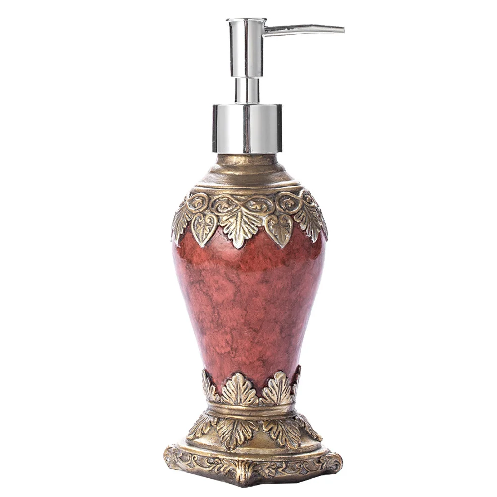 300 مللي خمر نمط إعادة الملء الراتنج موزع زجاجة للاستحمام هلام صابون اليد كريم زيت طبيعي يمزج زجاجات مضخة فارغة