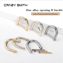 2 stücke WUTA Abnehmbare D Schnalle Tasche Riemen Hardware Tasche Zubehör Schraube Tasche Änderung Innen Durchmesser 13mm [keine tasche]