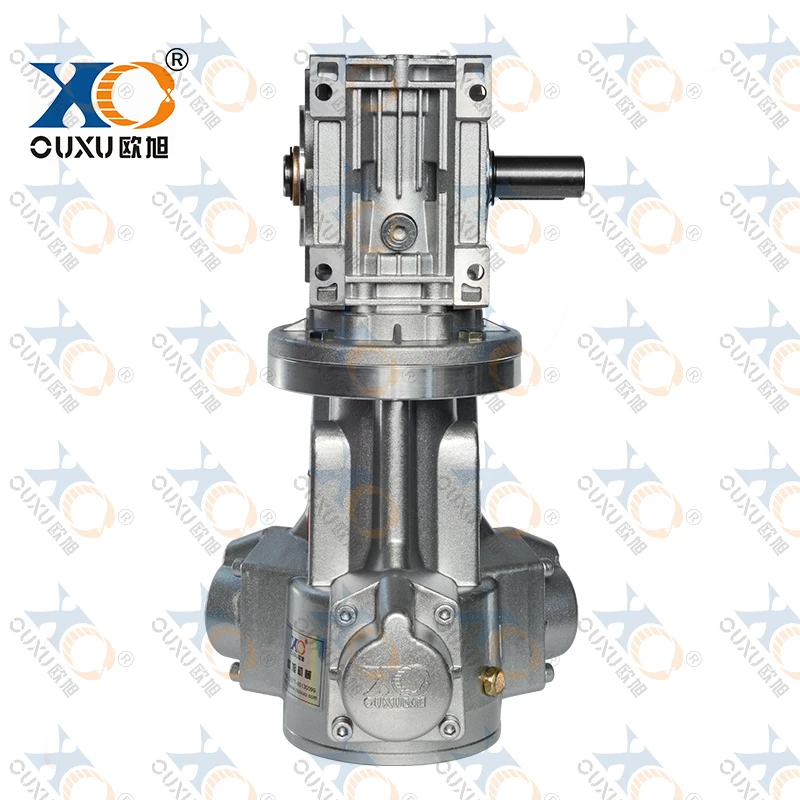 Three-cylinder piston air motor with worm gear reducer, high torque, low speed, industrial grade, strong explosion-proof