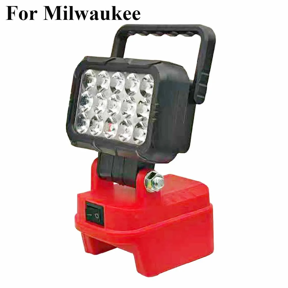 Werkzeugteile für Makita, für Milwaukee, für Dewalt, Lithium-Batterie, für Ryobi, LED-Arbeitsleuchten, Lampe, Laterne, Scheinwerfer, USB-Powerbank – Detail 12