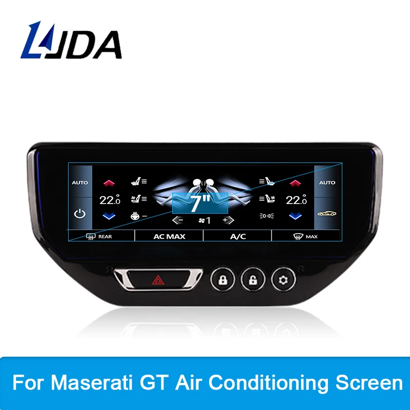 7inch Car Air Control For Maserati GT GranTurismo Screen Unit LCD AC Screen Temperature Adjustment Touching Dashboard