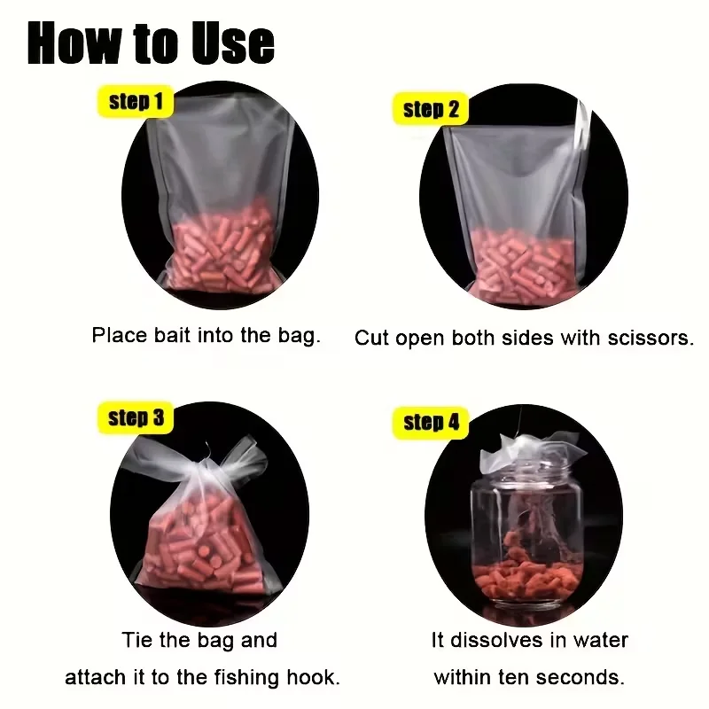 Bolsas PVA para carpas – kit rig de disolución rápida y collarín - imagen 4