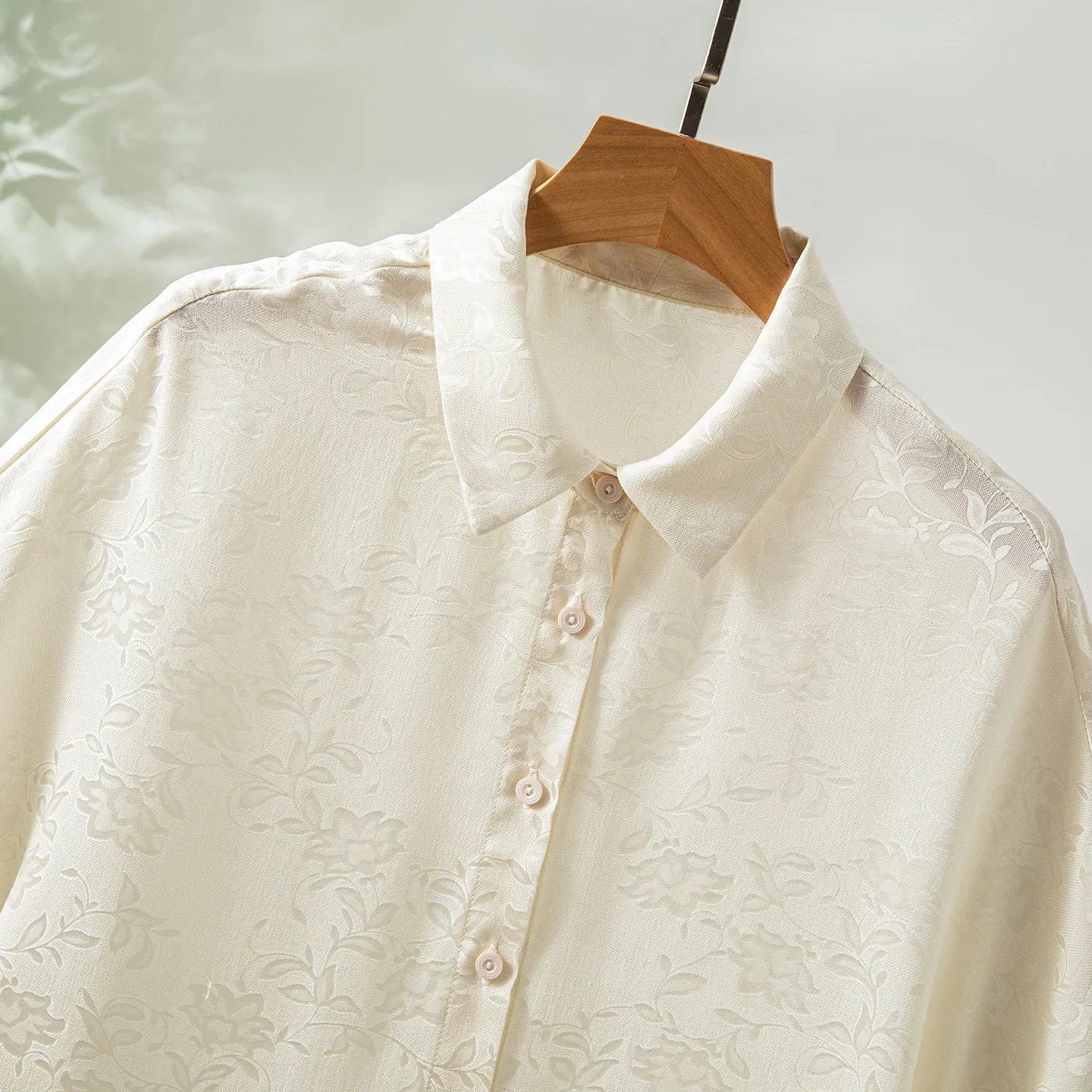 Winsleter - 100% Jedwabna Eleg – Silk Blouse Button recenzja i cena