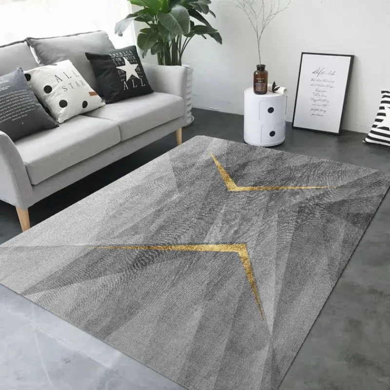 

Simple Geometric carpets for living room Light Luxury Minimalism Bedroom Decoration Rug Sofa Coffee Table Beside Decor Mat ковер