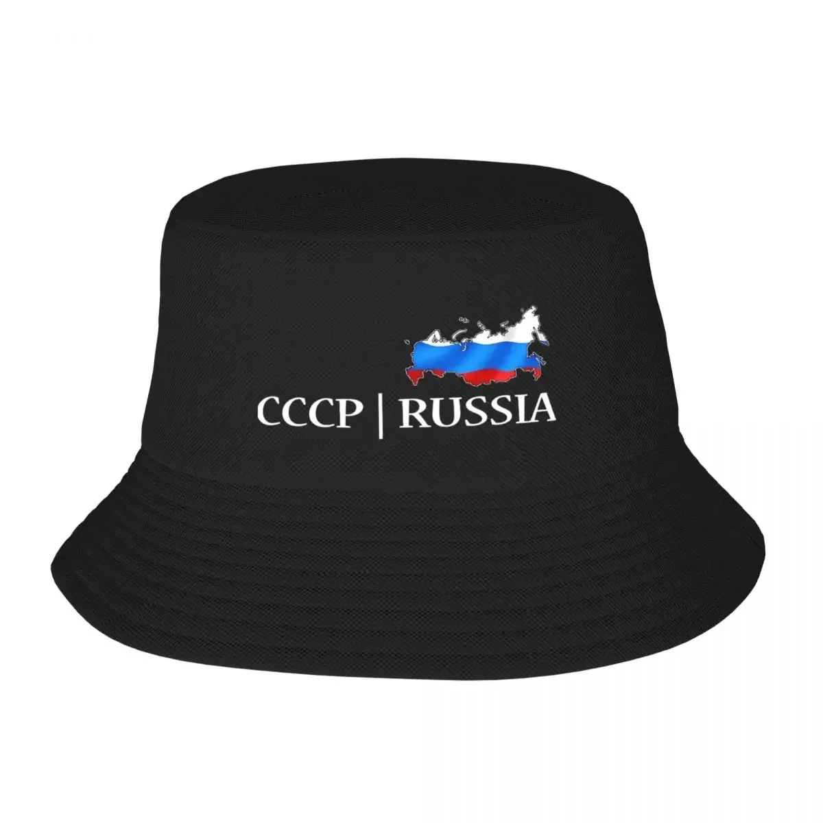 Cccp روسيا العلم دلو القبعات للنساء الرجال شاطئ قبعة الشمس العصرية طوي للمشي الصيد القبعات دروبشيبينغ #1