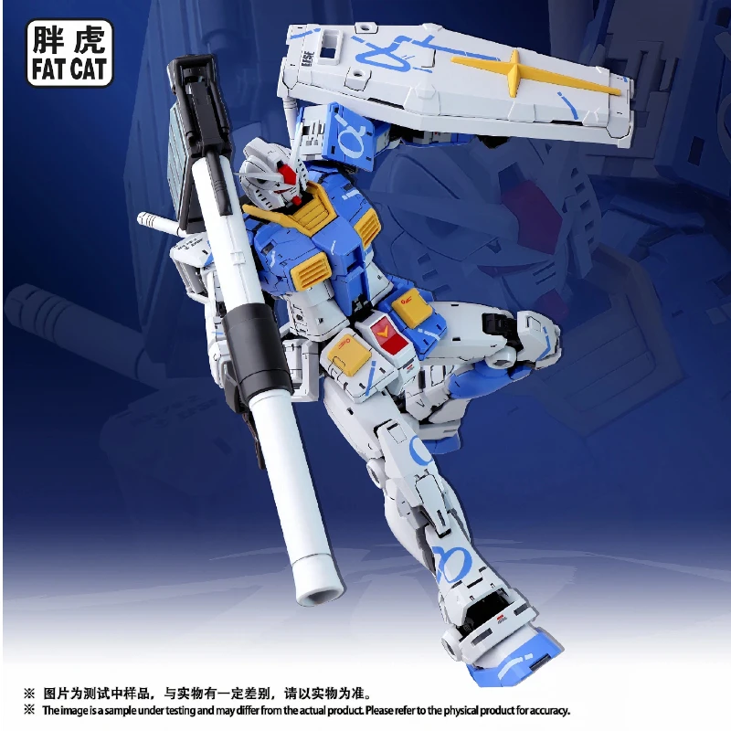 الدهون القط نموذج 1/100 عمل الشكل Mg Rx-78-2 001 Ver.9 التنين تشو لان البدلة المتنقلة التجمع نموذج تمثال نموذج الهدايا اللعب