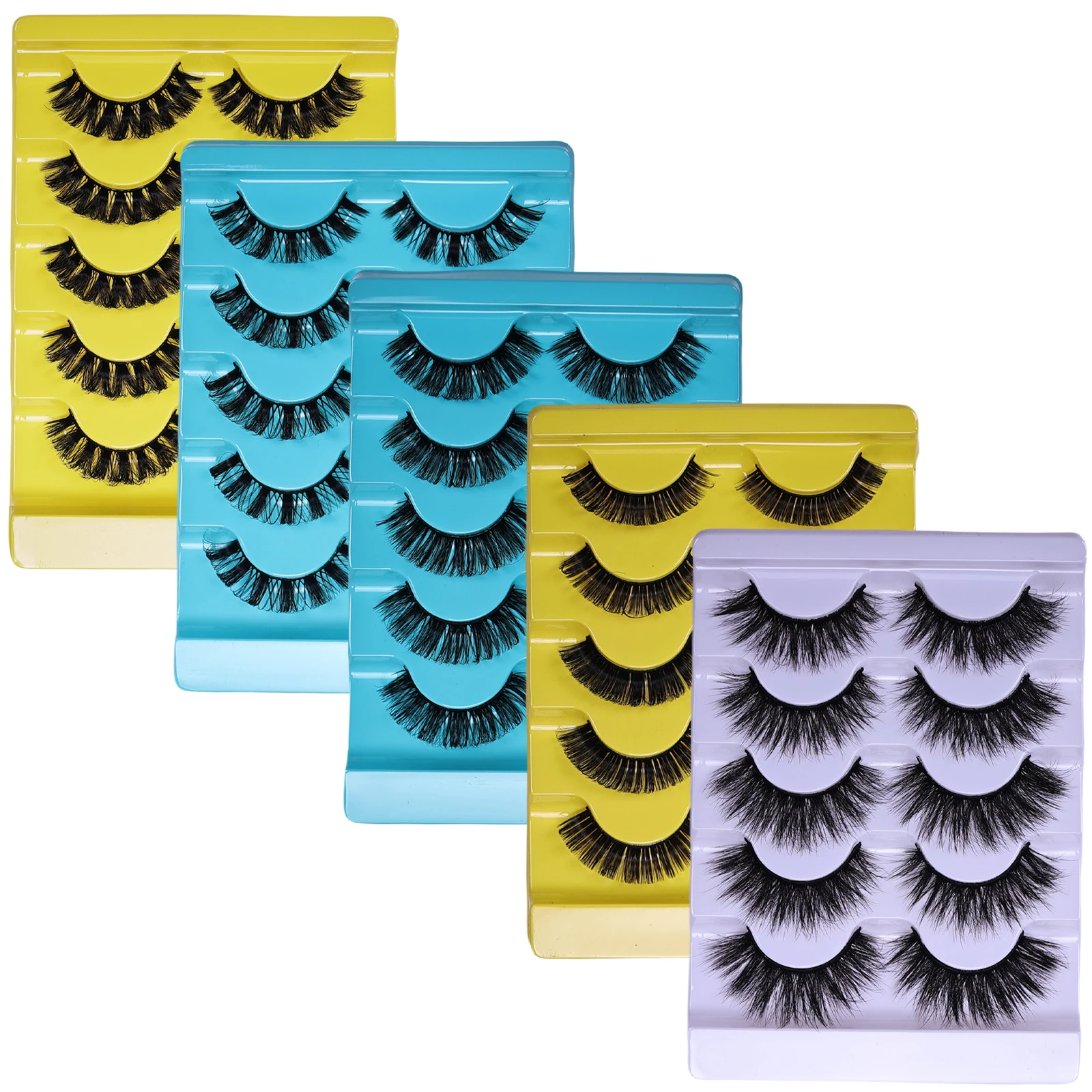 Ciglia finte soffici, ciglia spesse e soffici, adatte per un trucco drammatico degli occhi