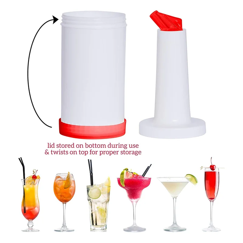 

【Секь-только!】4 упаковки, красочные контейнеры для бутылок для заливки сока, 34 унции, пластиковые диспенсеры для сока для бара, дома, кухни, вечеринки