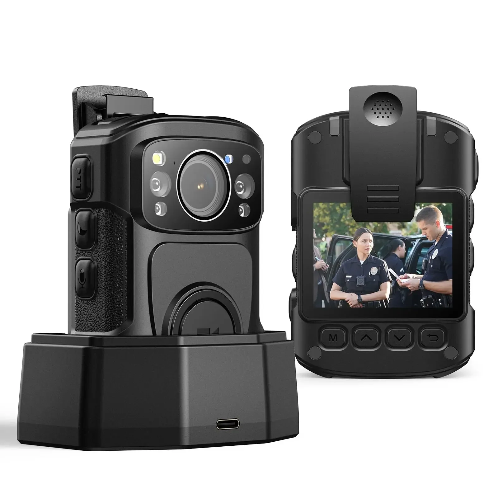 

BOBLOV B4K5 4K Body Cam IP68 GPS Police Worn Camera Mini 128/256GB 2160P Video Record Charging Dock Night Vision Body Camera