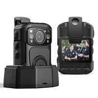 BOBLOV B4K5 4K Body Cam IP68 GPS Police Worn Camera Mini 128/256GB 2160P Video Record Charging Dock Night Vision Body Camera