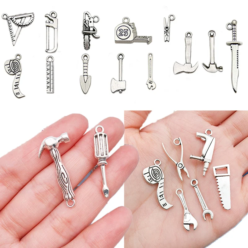 Mini Repair Tool Miniature Maintenance Model Doll Toolhouse Decoration Spanner/Saw/Axe/Hammer/PlierAccessories