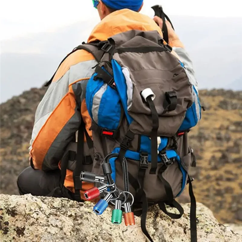 Portachiavi con punta esagonale da 1/4 di pollice Portachiavi con punta da trapano Cacciavite a sgancio rapido Portachiavi con codolo esagonale per moschettone Punta da trapano-AC17