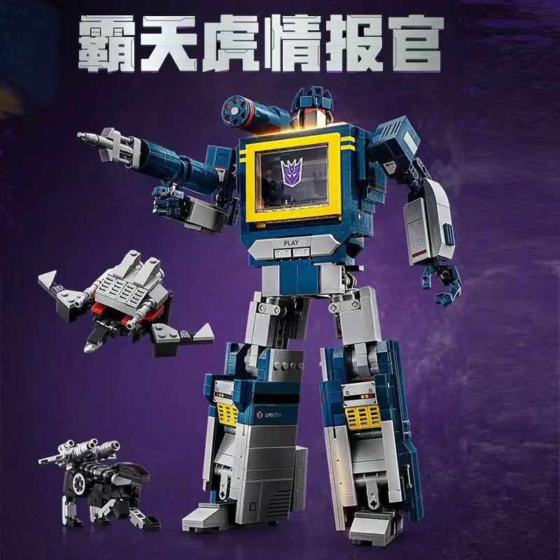 

New Technical Blue Robot Model Building Blocks Creative Truck Car Mech Bricks Assembly Toy Gifts Collectors Edition Hobby Gifts