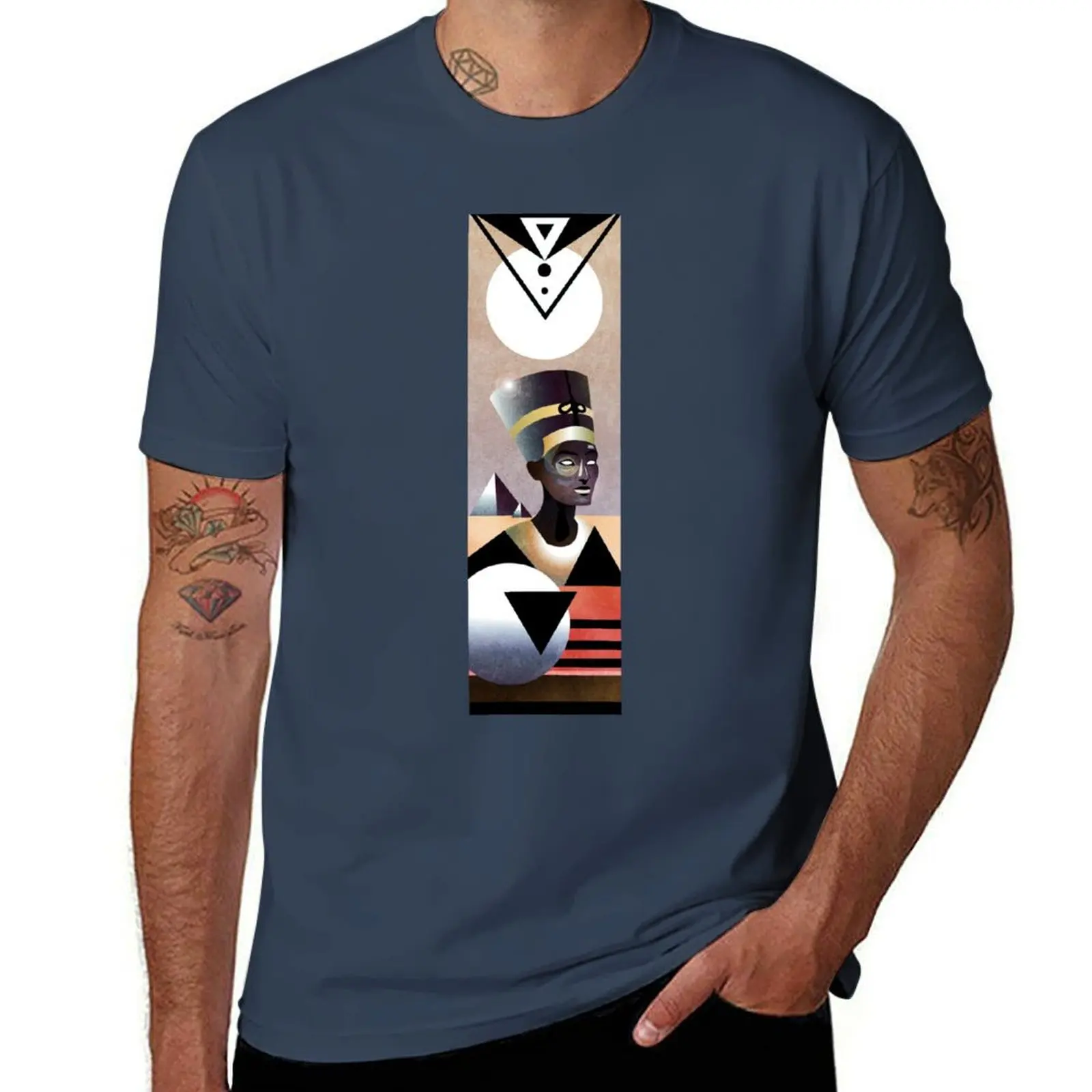 

Nefertiti T-Shirt Basic All Season Solid T-Shirt