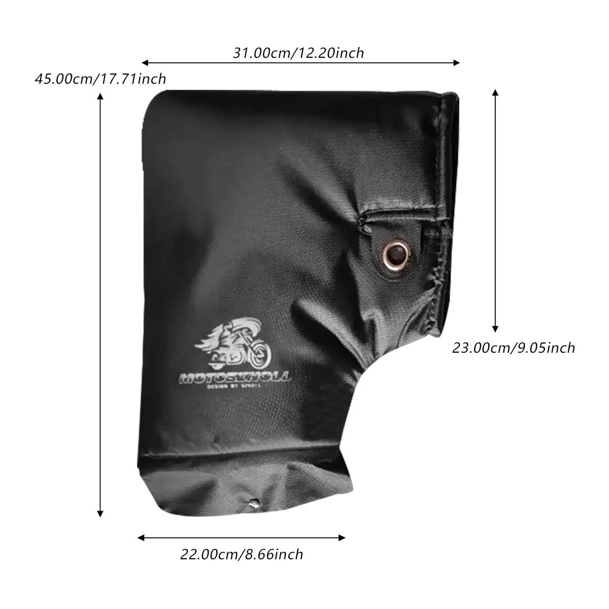 Motorcycle Scooter Bicycle Windproof Rainproof Winter Keep Warm Hot Protect Handlebar Handle Large Guard Cover Gloves