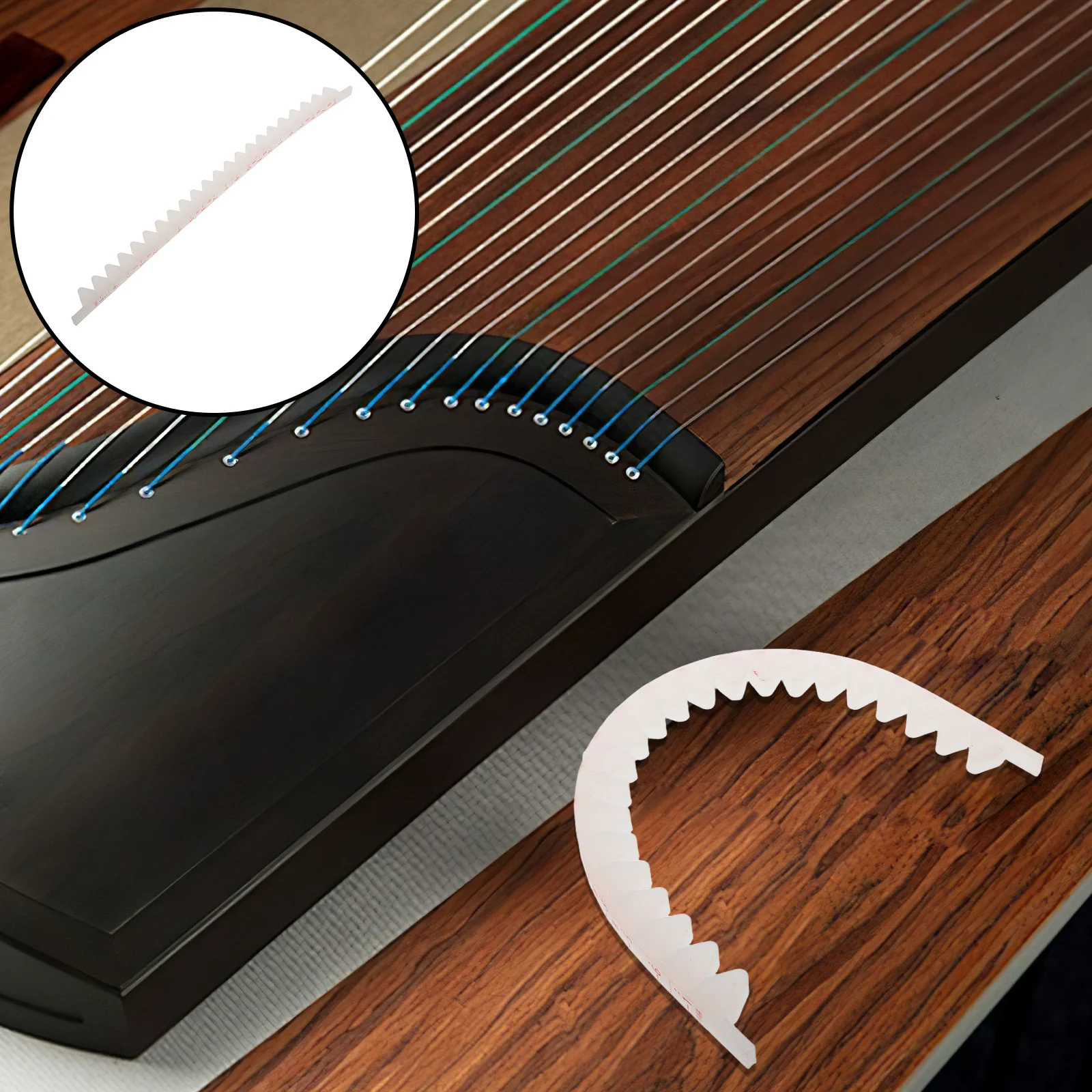 

Guzheng Sound Dampening Sponge Mute Tool Practical Noise Reduction Strip for Guzheng Practice Accessory Sound Proofing