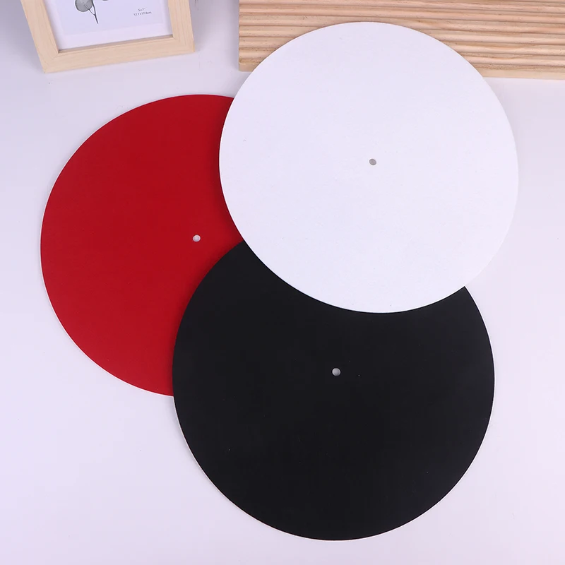 30MM Felt Turntable Platter Mat Slip Mat Audiophile 3MM Thick Turntable Mat For Vinyl Record Replacement DIY Accessories