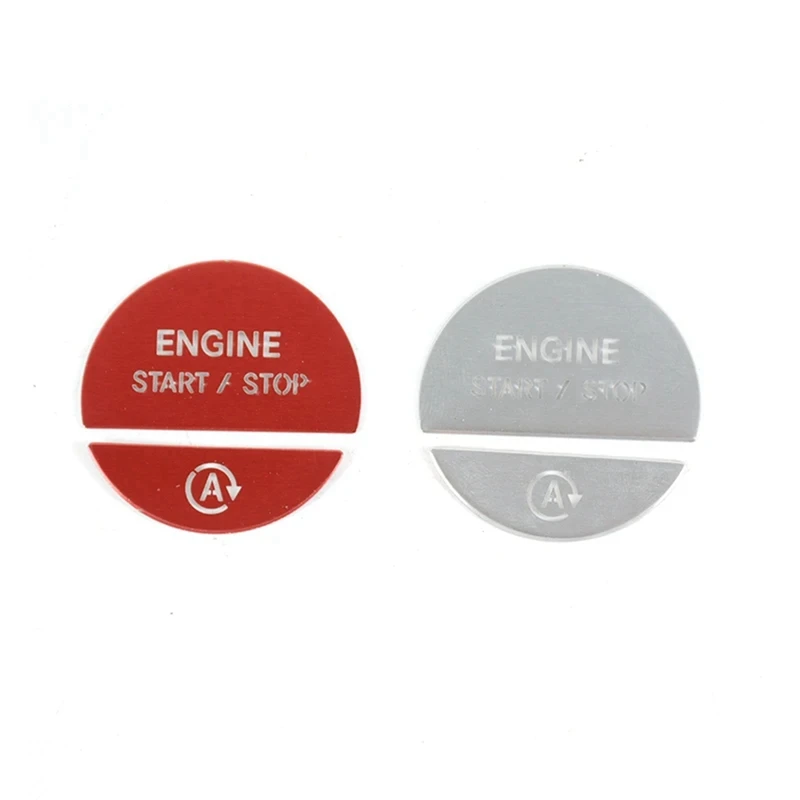 Car Interior Engine One Start Stop Key Button Sticker For Mercedes-Benz C E GLC-Class W206 W214 X254 2022-2024