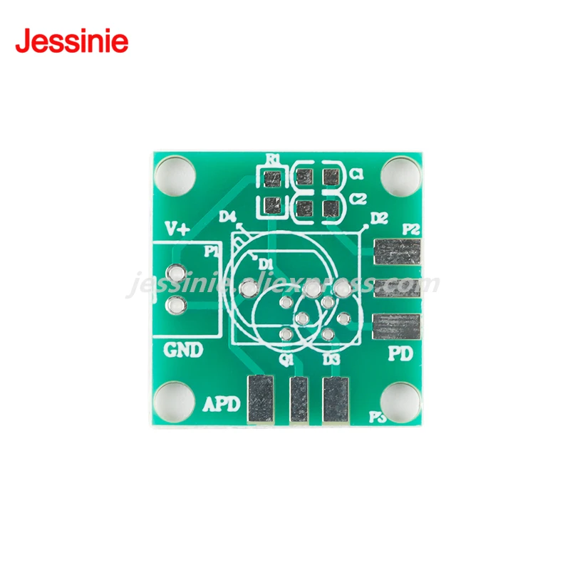 OPA855 وحدة مكبر للصوت عالي السرعة APD PIN كشف الضوء TIA IV لوحة تحويل 1KV/A 10KV/A 1MV/A AD8015