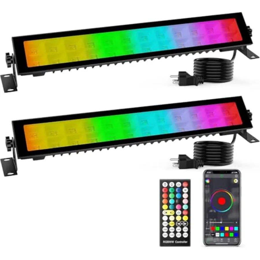 LED Stage Wash Light Bar 2Pack: 16
