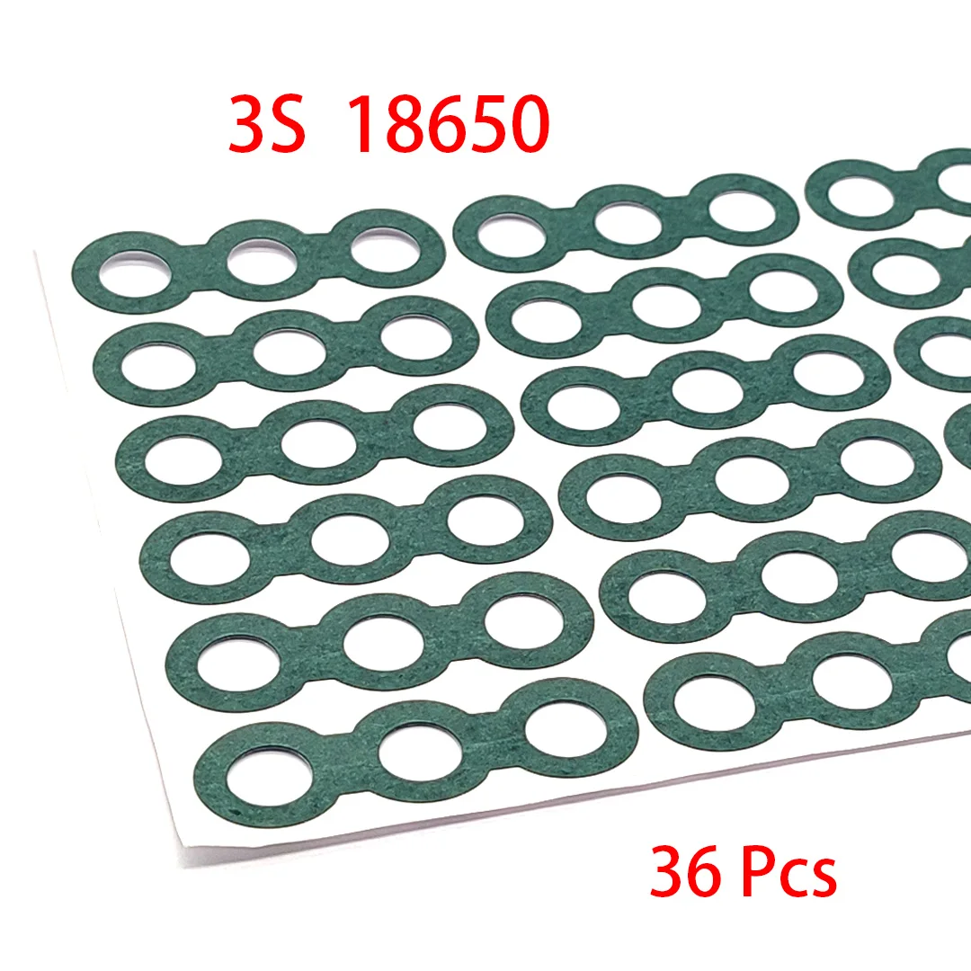 1S 6S 18650 21700 Li-ion Battery Insulation Gasket Barley Paper Battery Pack Cell Insulating Glue Fish Electrode Insulated Pads