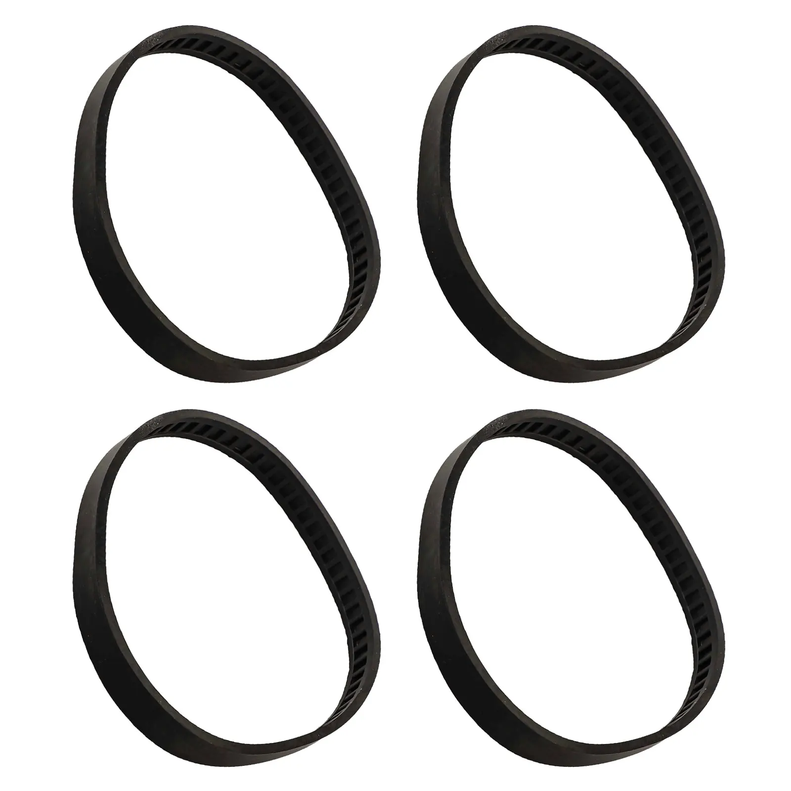 6x0.2x0.5 inch Bandsaw Rubber Tires Band Saw Pulley Tires Manual Measurement Deviation Elastic Rubber Material