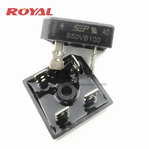 자세히 둘러보기 5 개/몫 S50VB100 신규 및 기존 50A 1000V 일반적으로 사용되는 인버터 용접기 정류기 다이오드