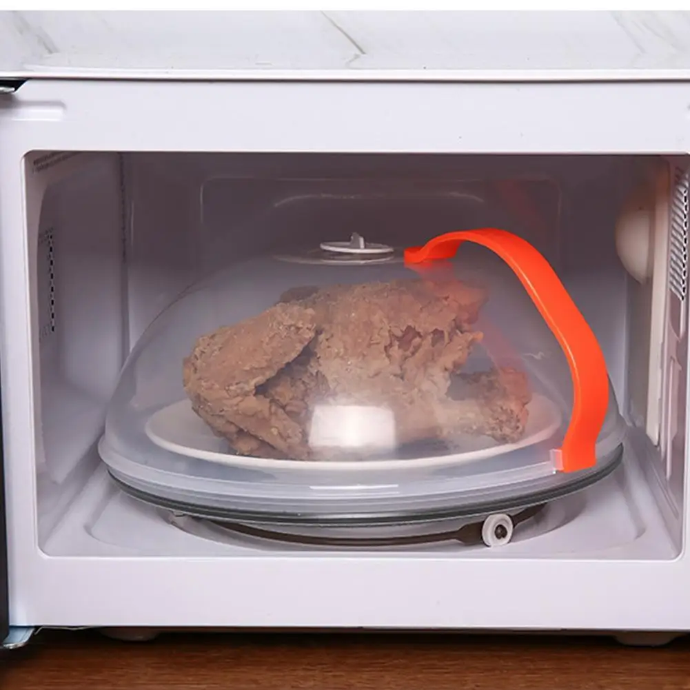 Microwave Food Cover Heat-resistant Food Splatter Guard Microwave Oven Pan Lid Plate Stove Cover Transparent Anti-Splash Cover - view 4