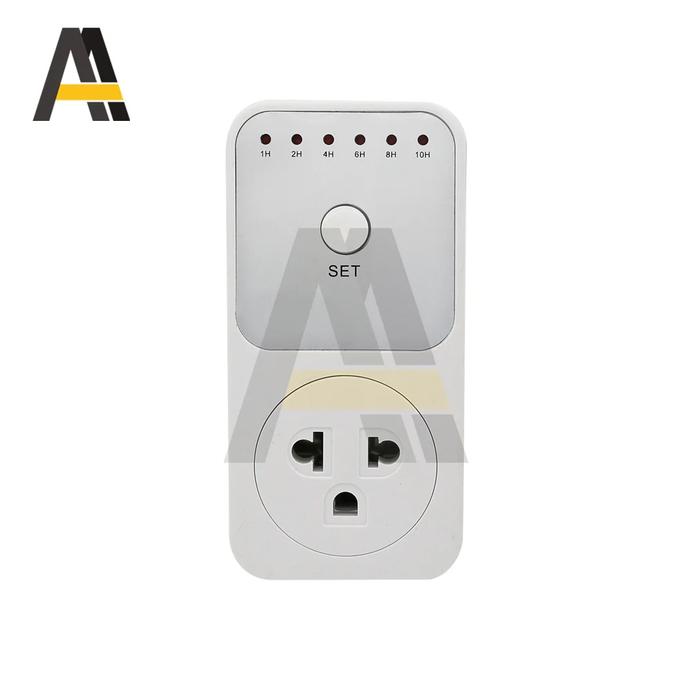 Timer Switch Socket US EU UK AU 10Hr Countdown Plug Intelligent Time Setting Control Socket Electricity Power Metering Socket