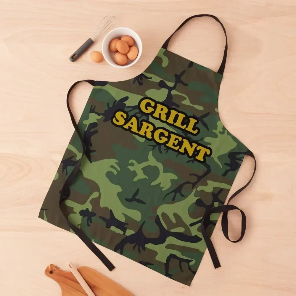 

Grill Sargent Apron For Hairdresser Kitchens Men Waterproof women Kitchen Items For Home Apron