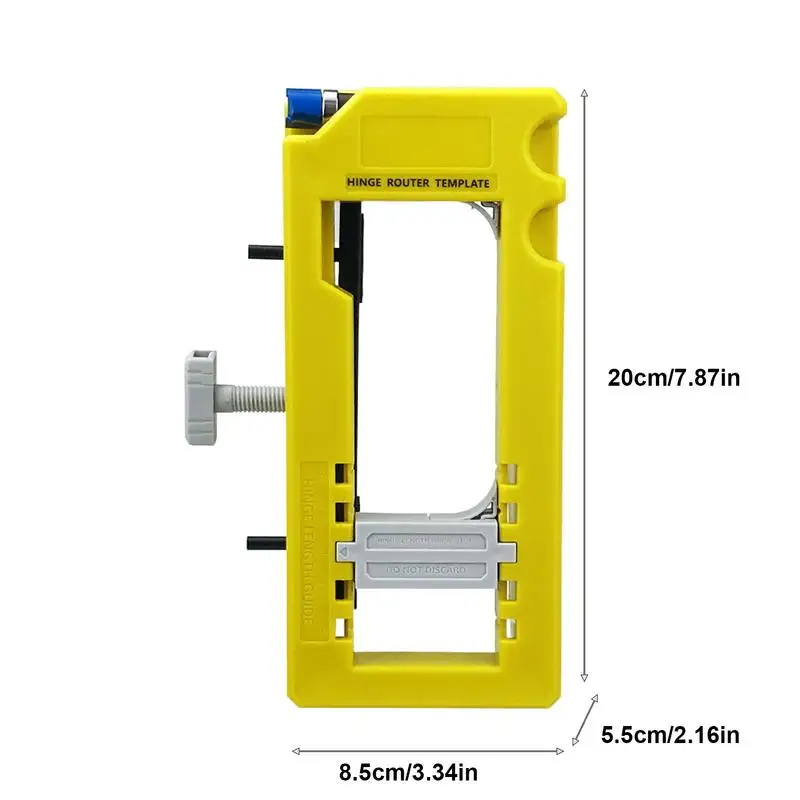 Imagem -06 - Kit de Instalação de Dobradiça Mortiser Porta Dobradiça Jig Modelo Roteador Em5 em