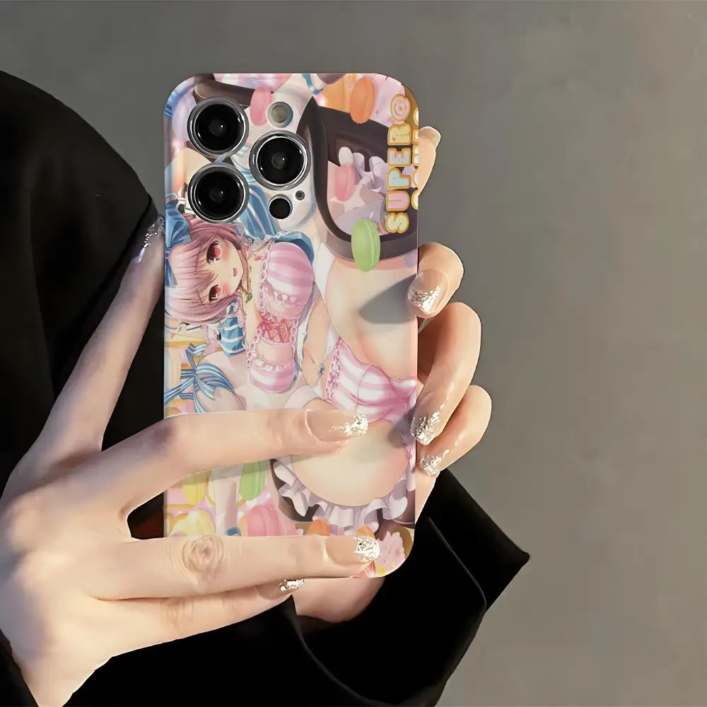 

Game-Super S-Sonico Phone Case Film Korean INS for iPhone 16 15 14 13 12 11 Pro Max Plus Luxury Cover