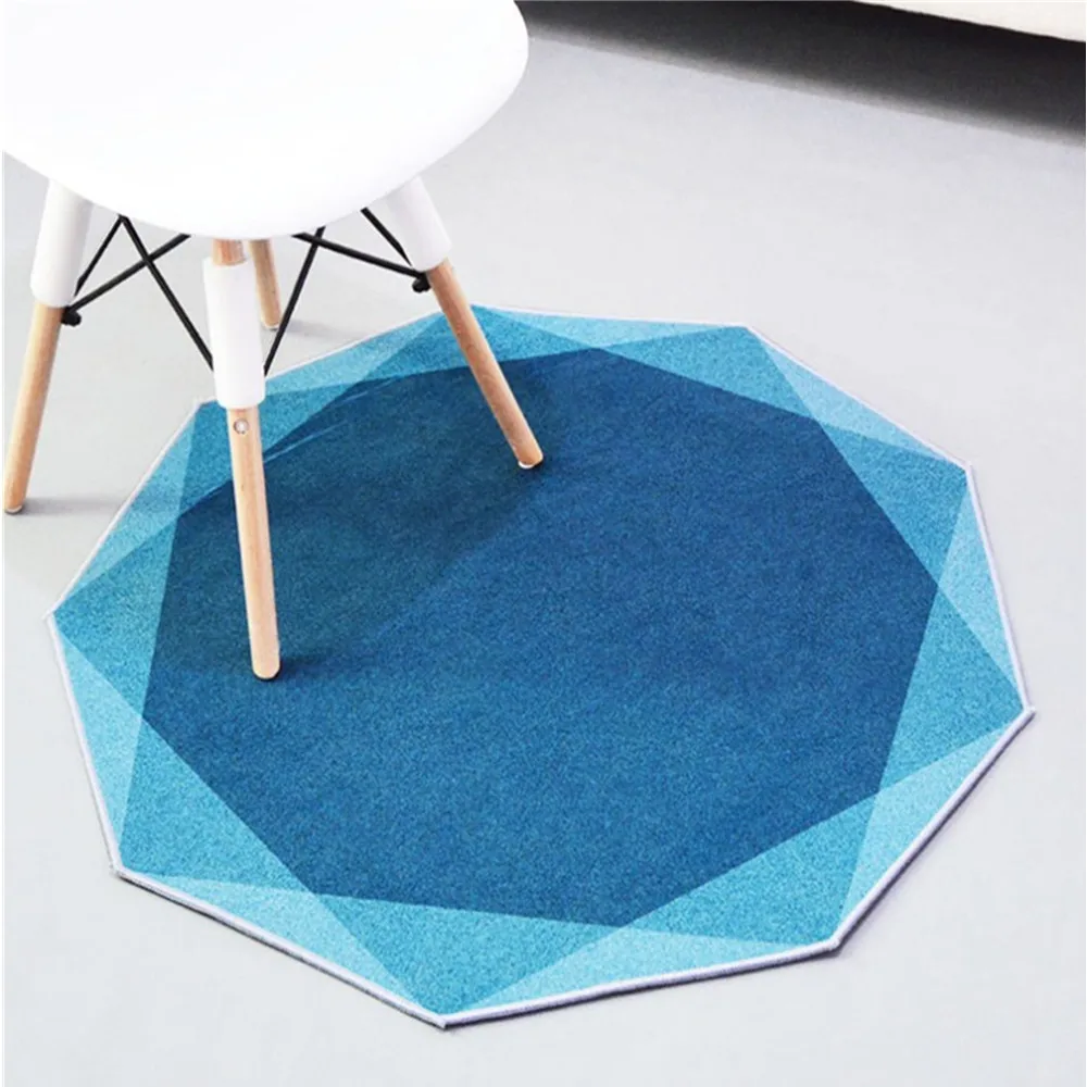 

Fashion Nordic Geometric Carpet Living Room Bedroom Study Bedside Carpets Modern Round Child Decor Rug Sofa Yoga Blanket Mat