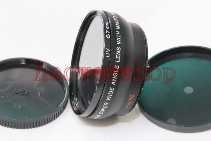 0.45x 58mm Wide Angle with Macro Conversion LENS for Nikon D3200 D5200 D3100 D3000 D5000 D40 D600 D90