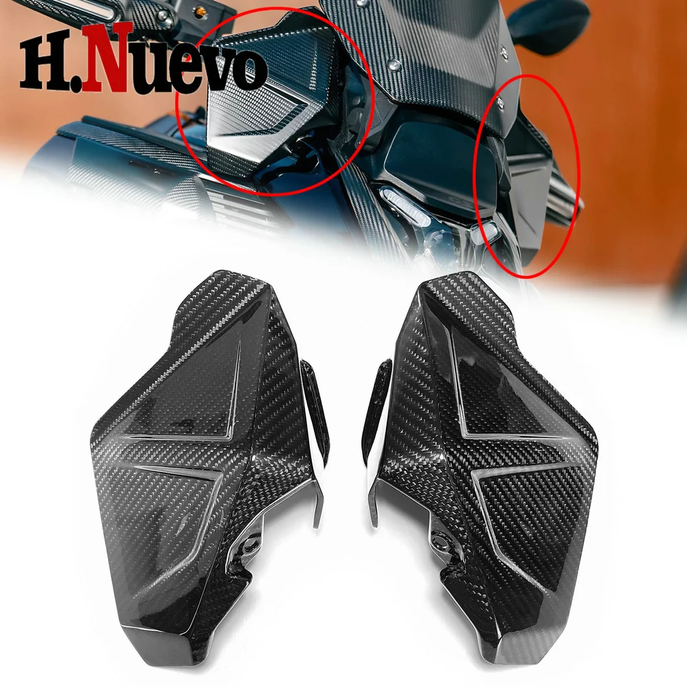 

Motorcycle Compaitible With BMW R1300GS ADV 2024-2026 Real Carbon Fiber Front Side Panel Fairings Accessories