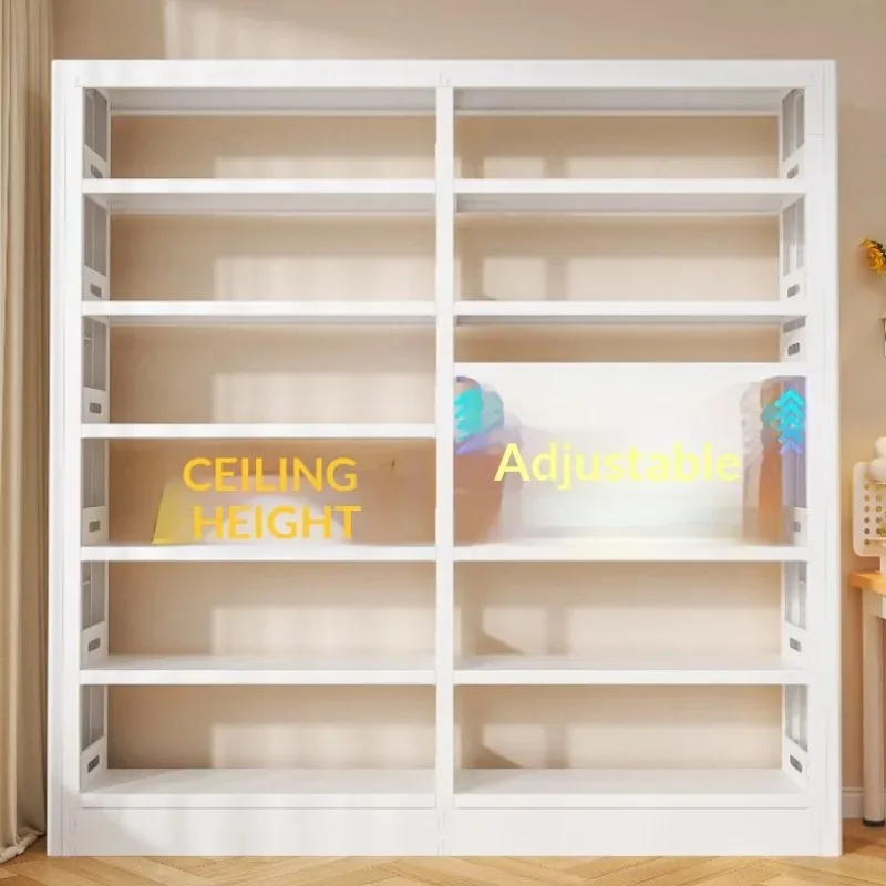 Wall Shelf Iron Storage Organizer Furniture Living Room Cabinets Girl Toys Library Children Mini Storage Cabinet Bookshelf Kids