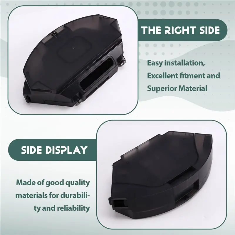 ASWUT-2 في 1 خزان مياه وصندوق غبار لـ Eufy Clean L50 SES / L60 SES / L50 Hybrid / L60 قطع غيار هجينة سلة المهملات والغبار